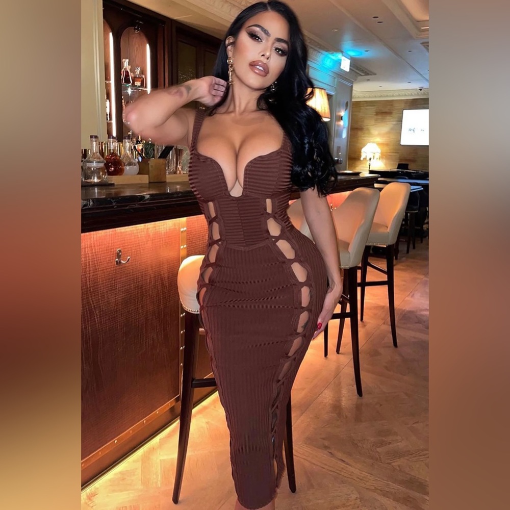 COPY - Sexy brown dress